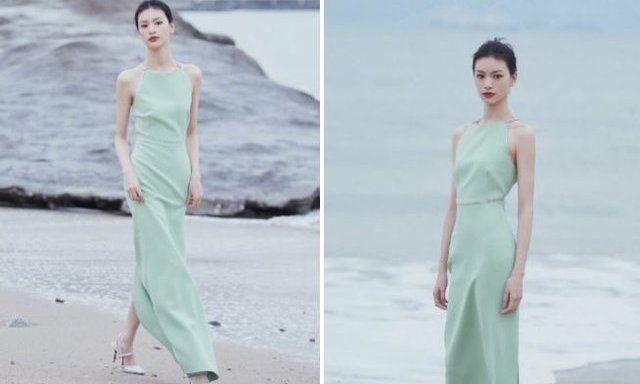 Cách chọn màu sắc giày đi với váy màu xanh bạc hà